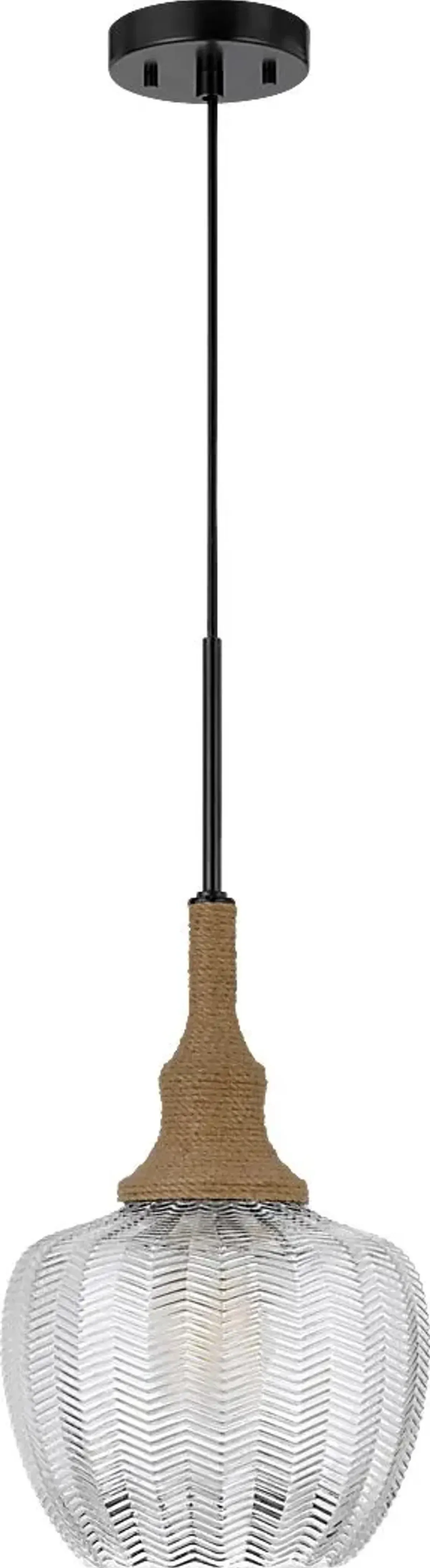 Leroy Loop Clear Pendant