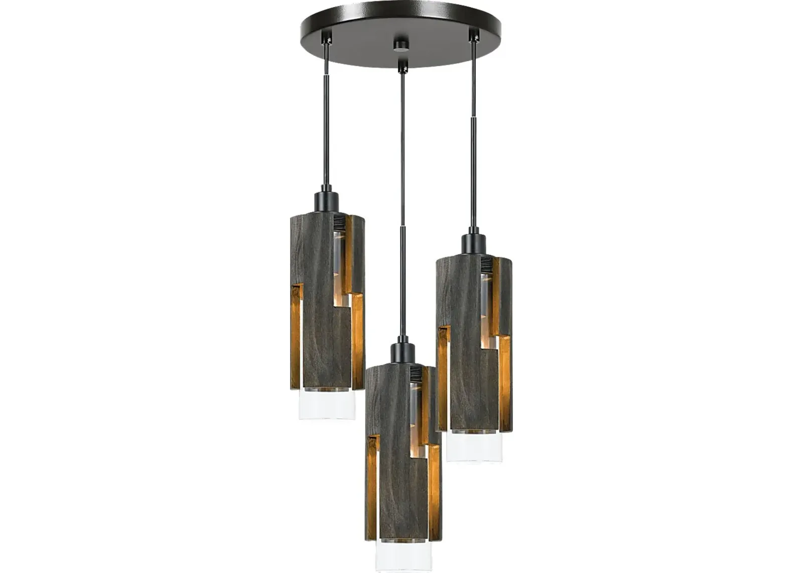 Blakemore Brown 3 Light Chandelier