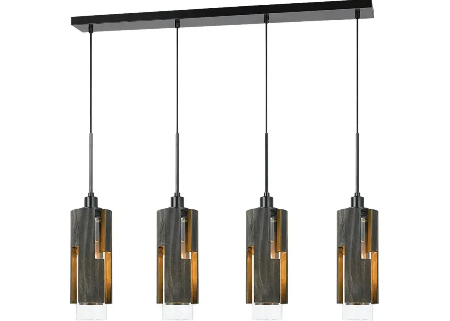 Blakemore Brown 4 Light Chandelier