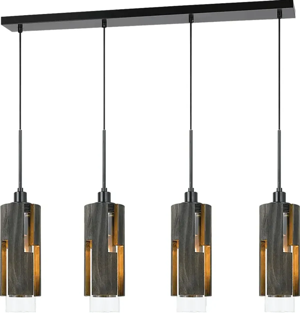 Blakemore Brown 4 Light Chandelier