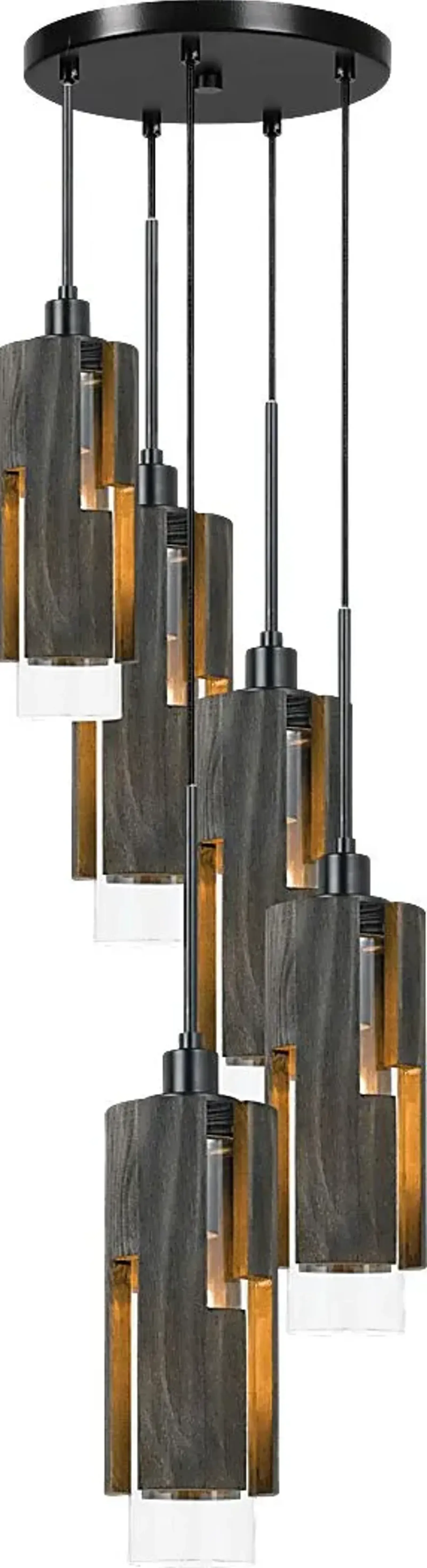 Blakemore Brown 5 Light Chandelier