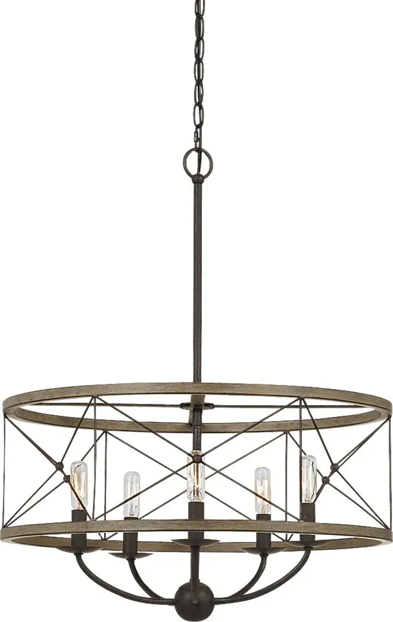 Stauffer Lane Black Chandelier