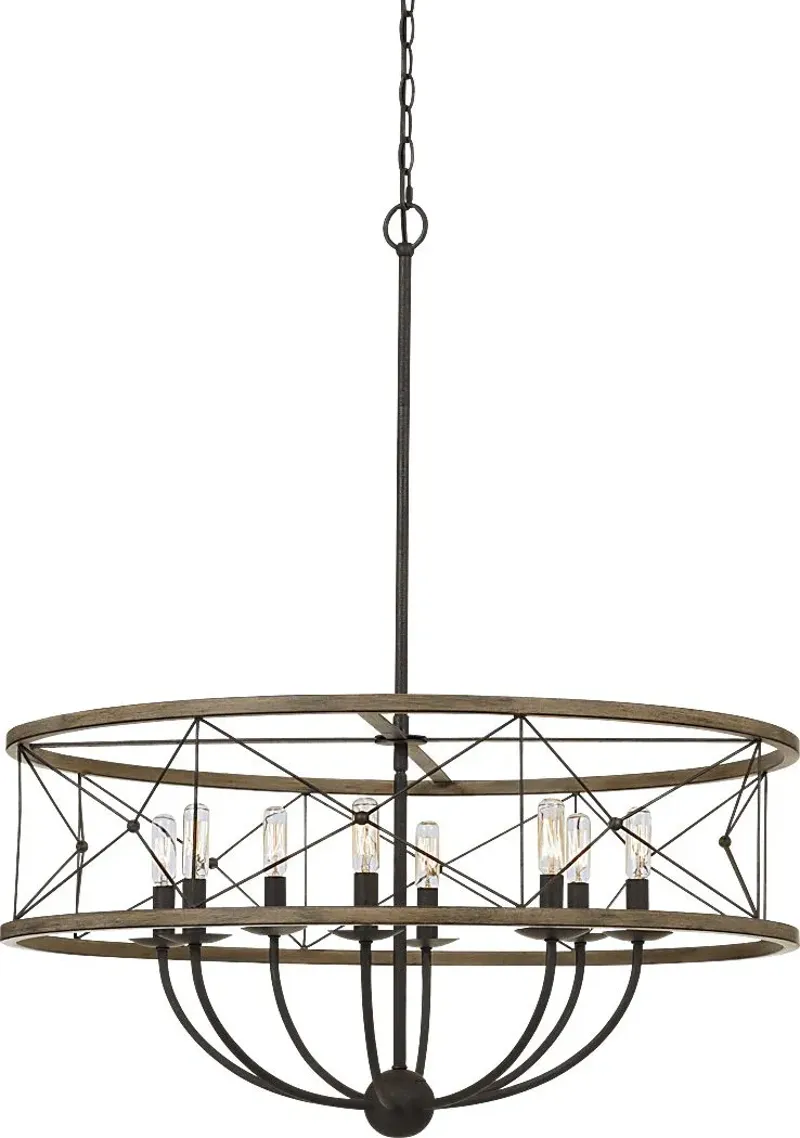 Stauffer Lane Wood Chandelier