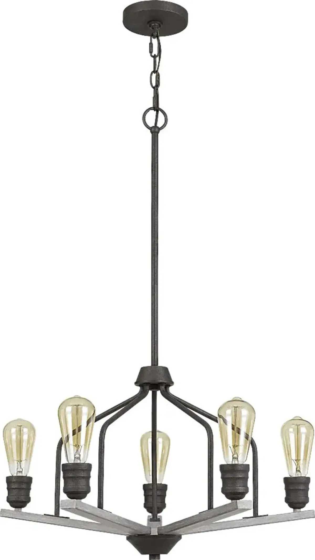 Pond Cove Bronze Chandelier