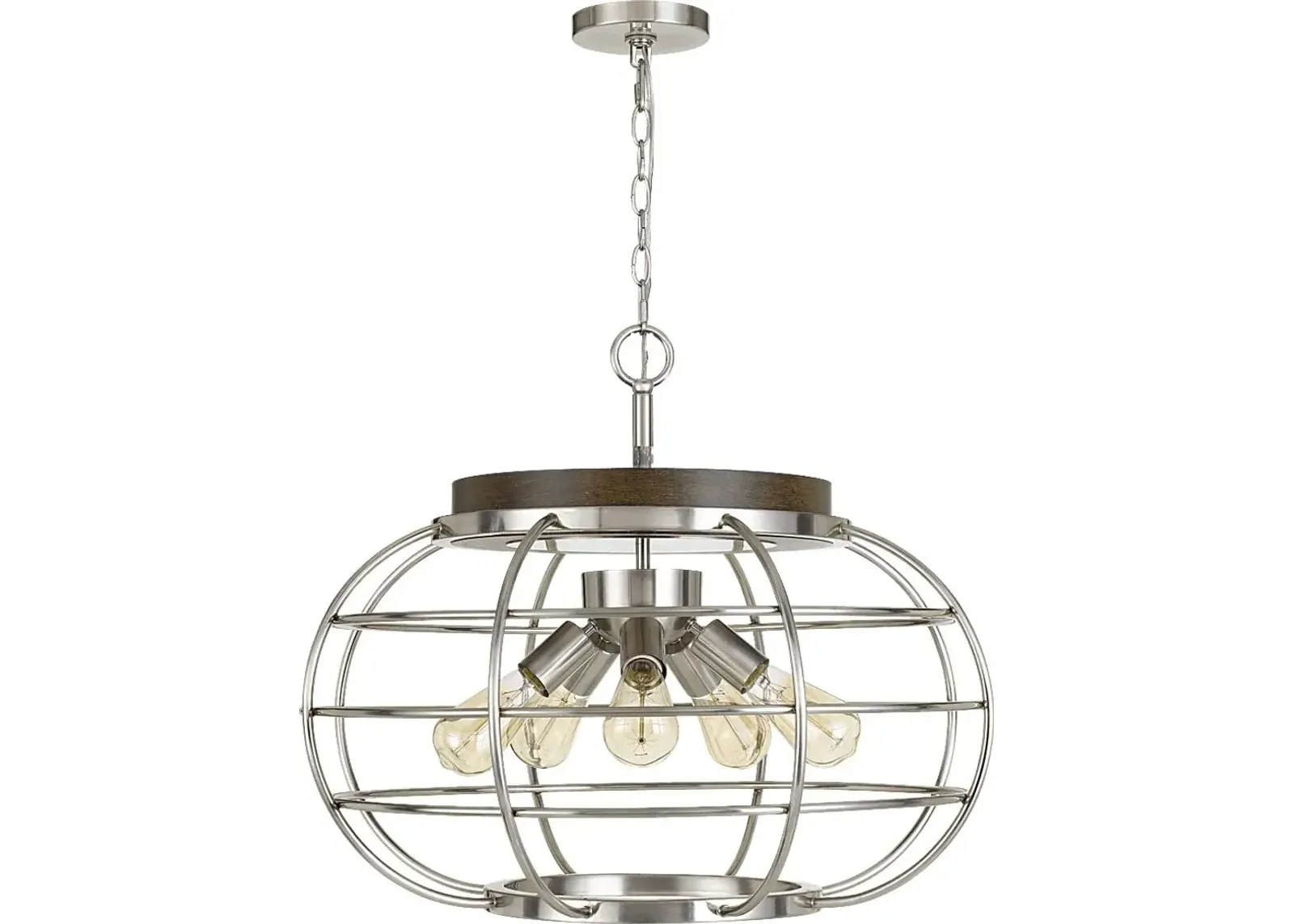 Gisbourne Nickel Chandelier