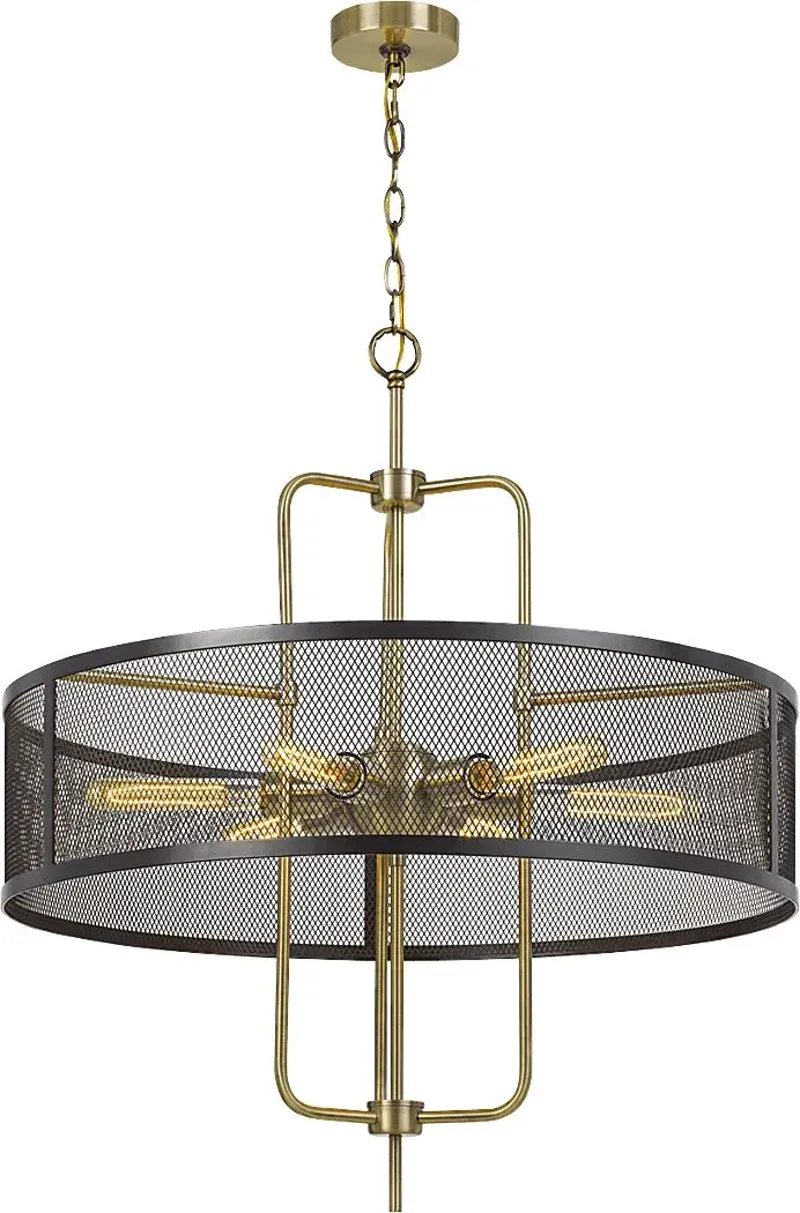 Trailorama Brass Chandelier