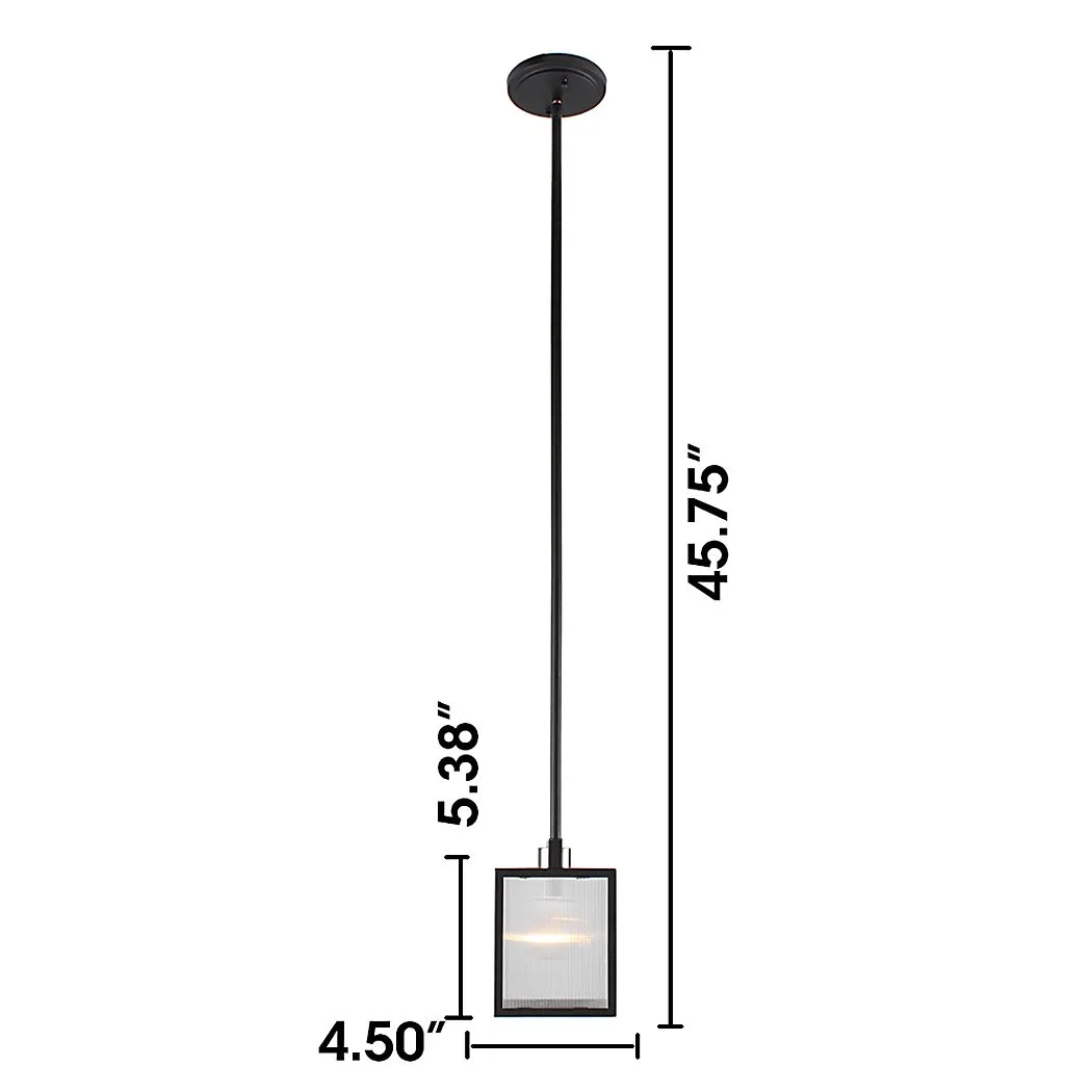 Feara Shade Black Pendant