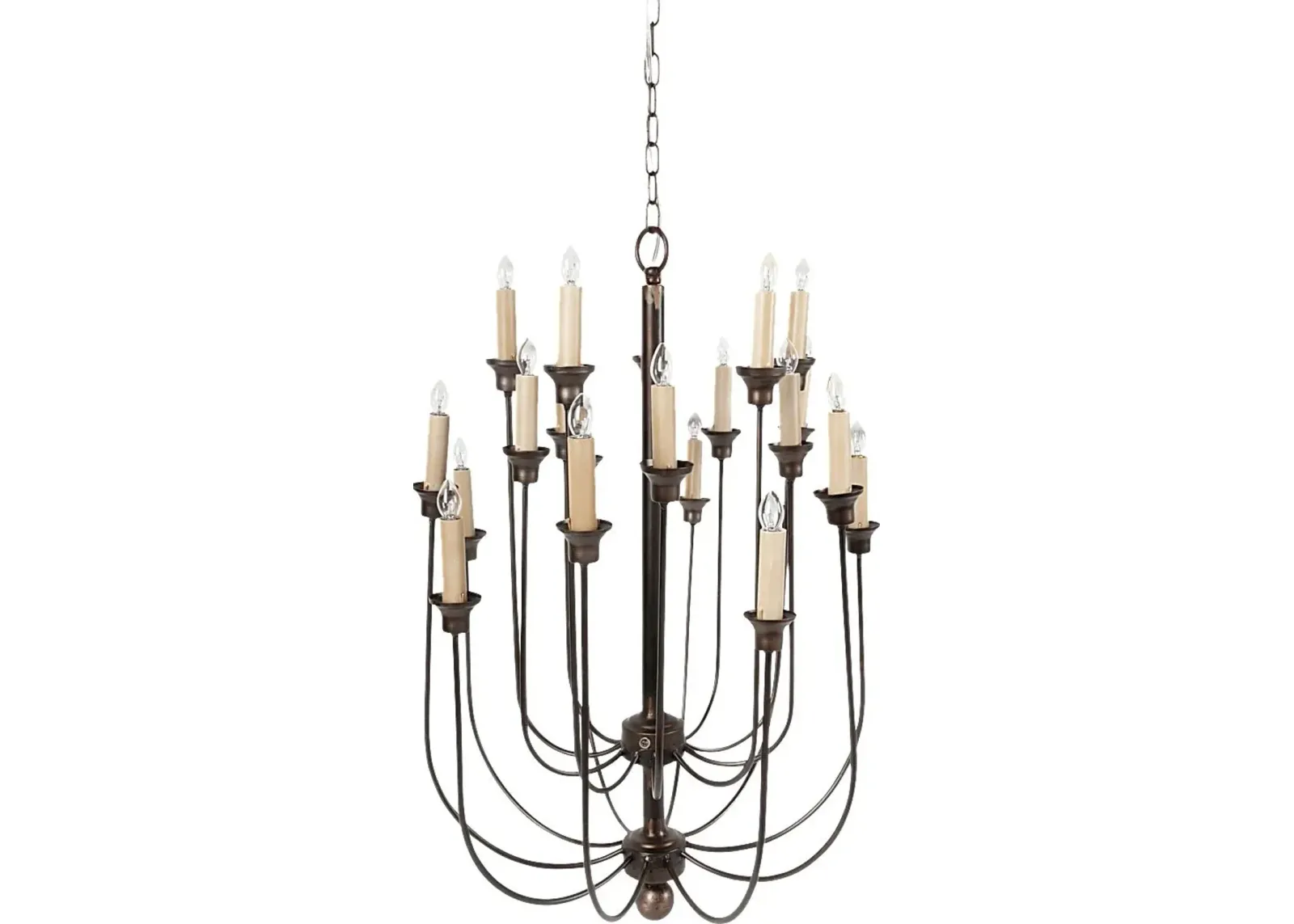 Little Lake Lane Brown Chandelier