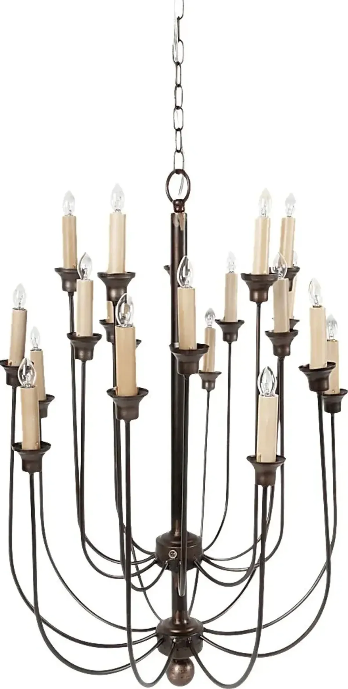 Little Lake Lane Brown Chandelier