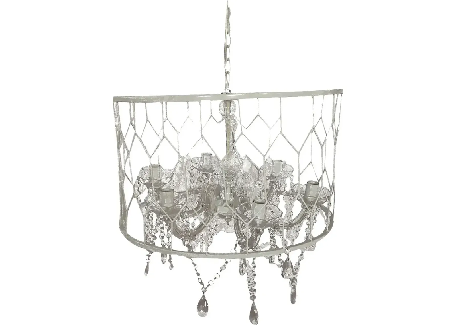 Grand Summit Way White Chandelier