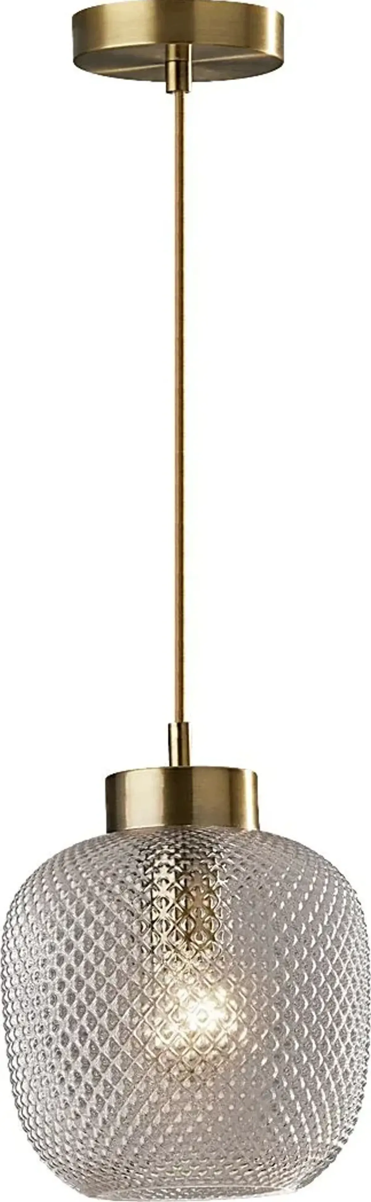 Oley Loop Brass Pendant