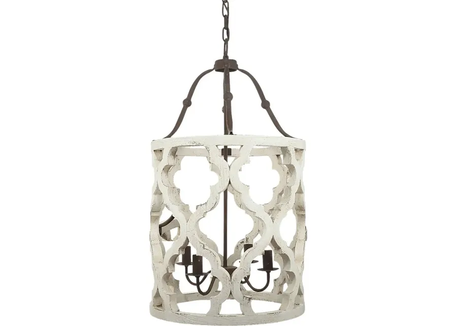 Peking Point White Chandelier