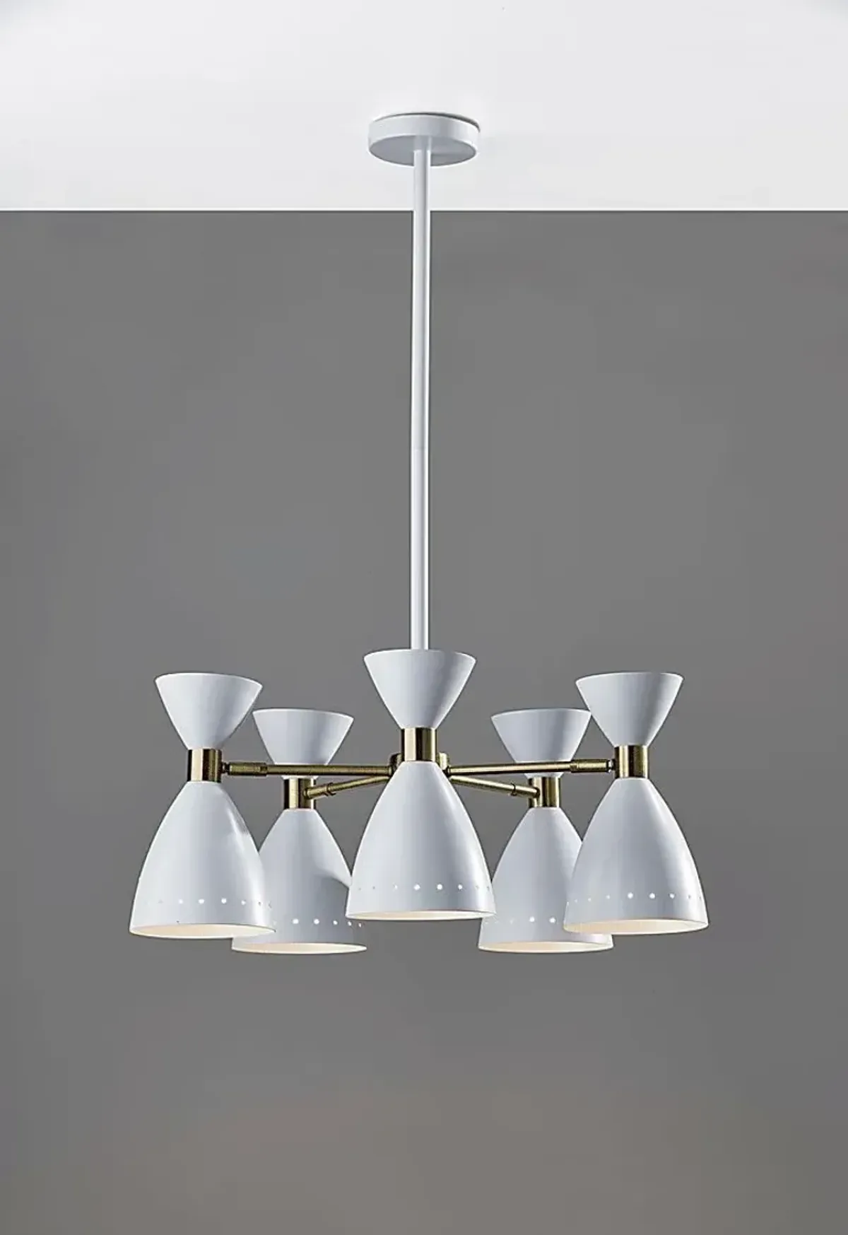 Jules Drive White Pendant