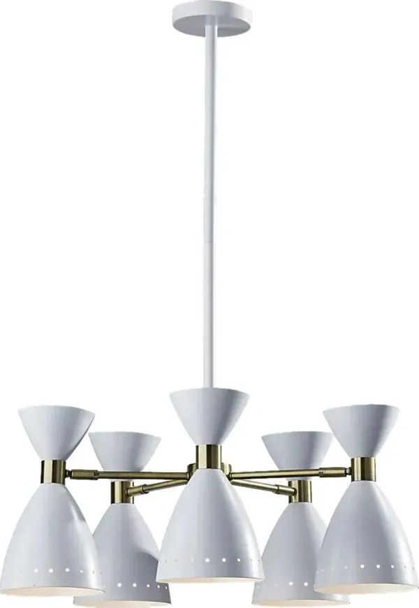 Jules Drive White Pendant