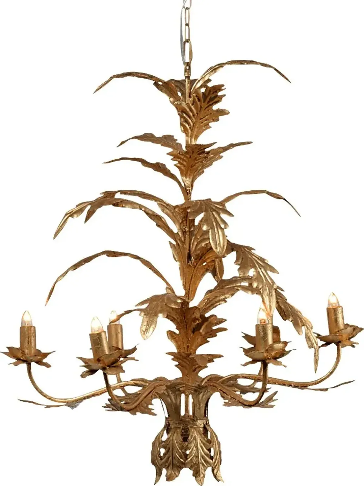 Lakay Reef Gold Chandelier