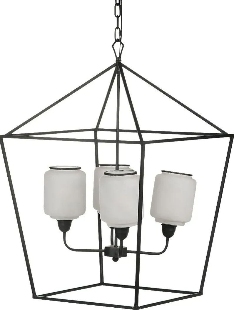 Mountain Holly Black Chandelier