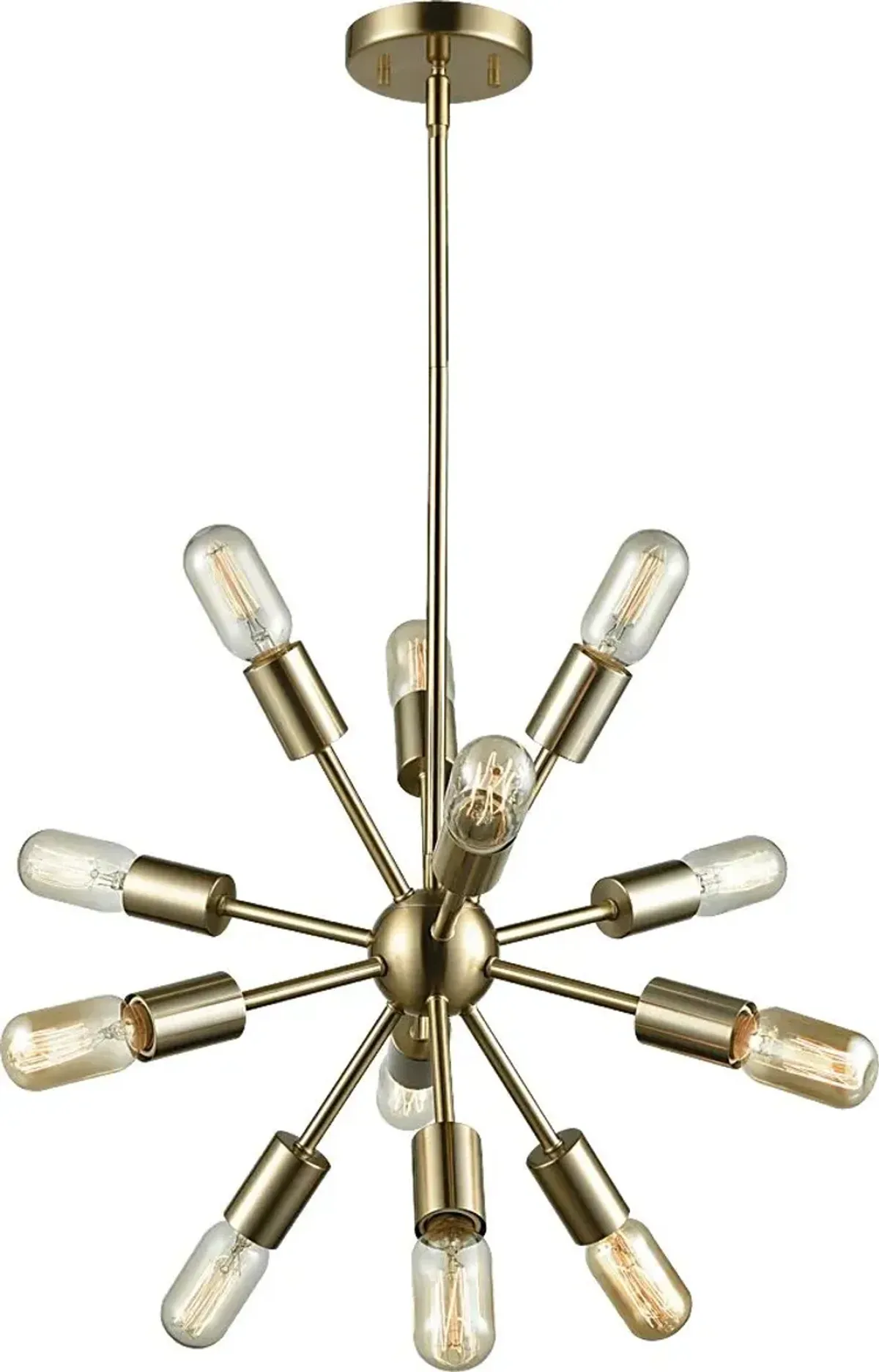 Spivey Bay Brass Chandelier