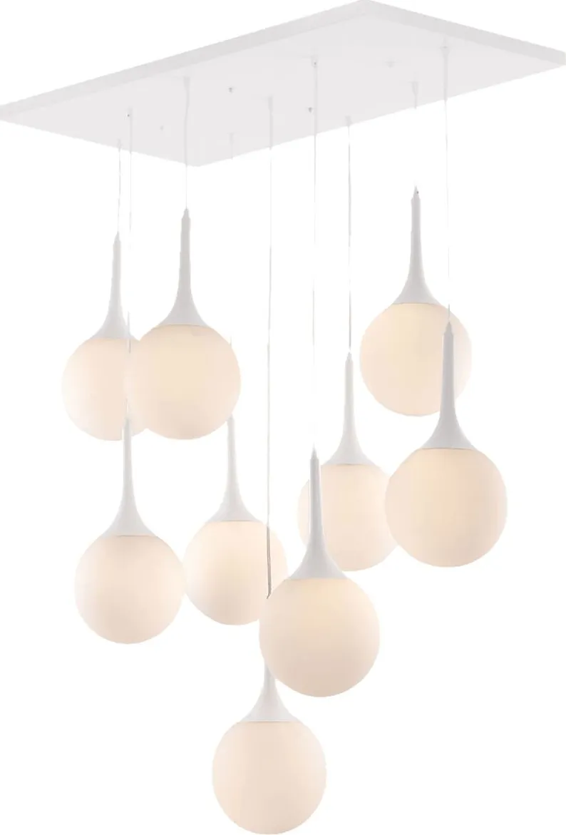 Northshore Point White Chandelier