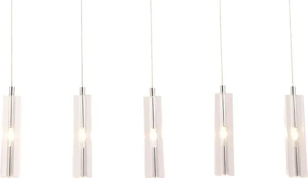 Oak Leaf Court Clear Pendant