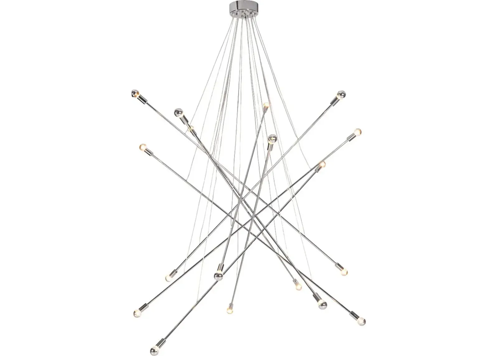 Sage Meadows Chrome Chandelier