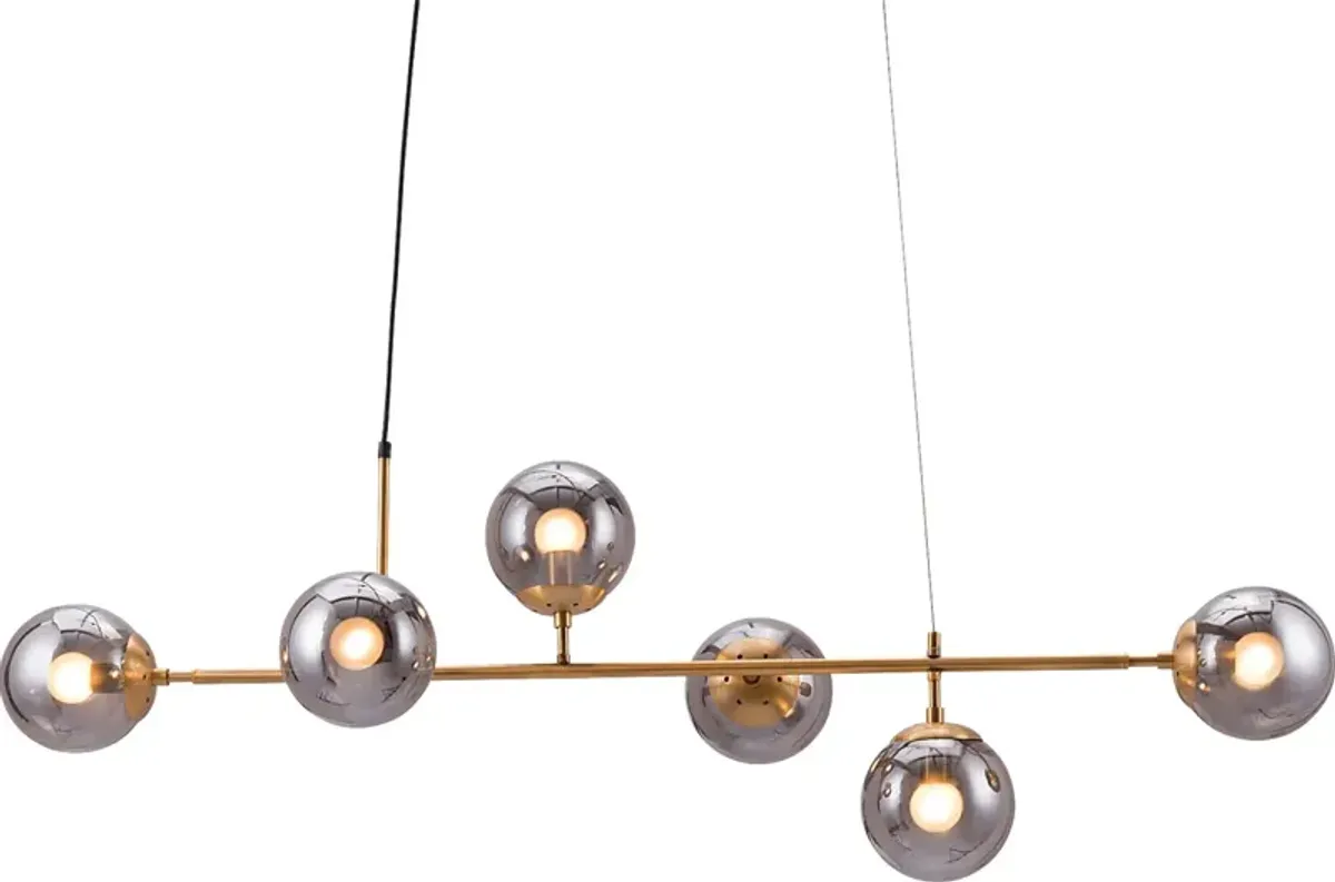 Ballast Cove Gold Chandelier