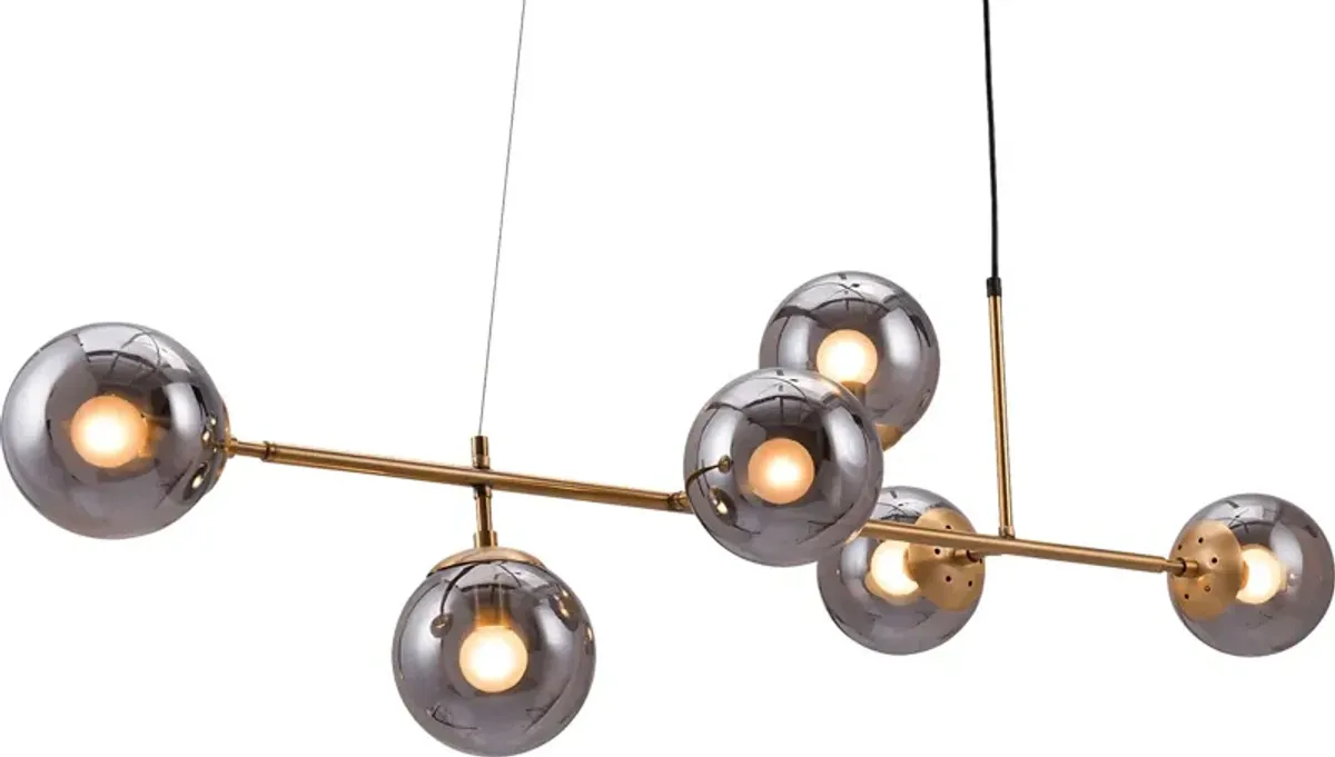 Ballast Cove Gold Chandelier