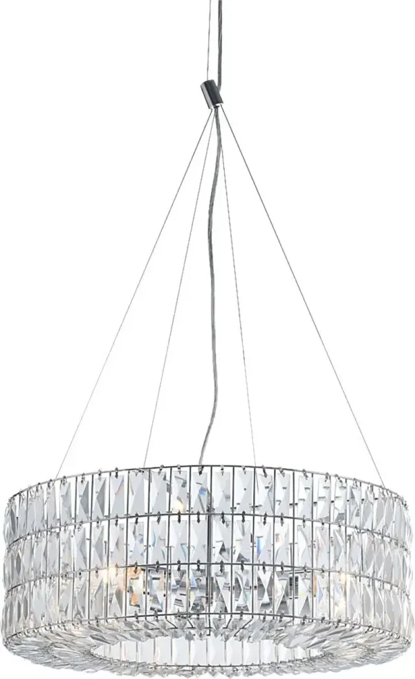 Sagecrest Cove Clear Chandelier