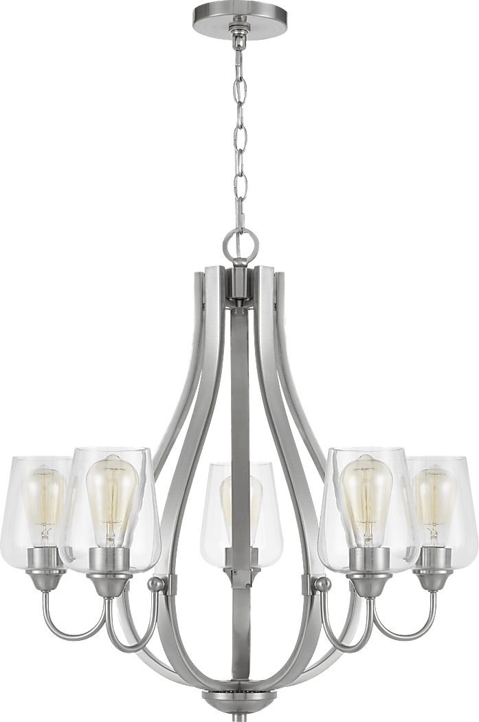 Latrobe Reed Silver Chandelier