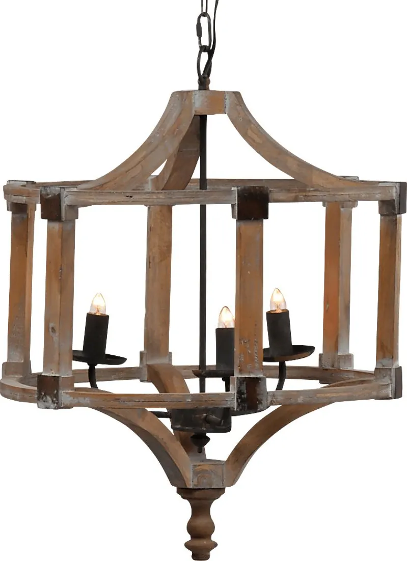 Saginaw Road Brown Chandelier