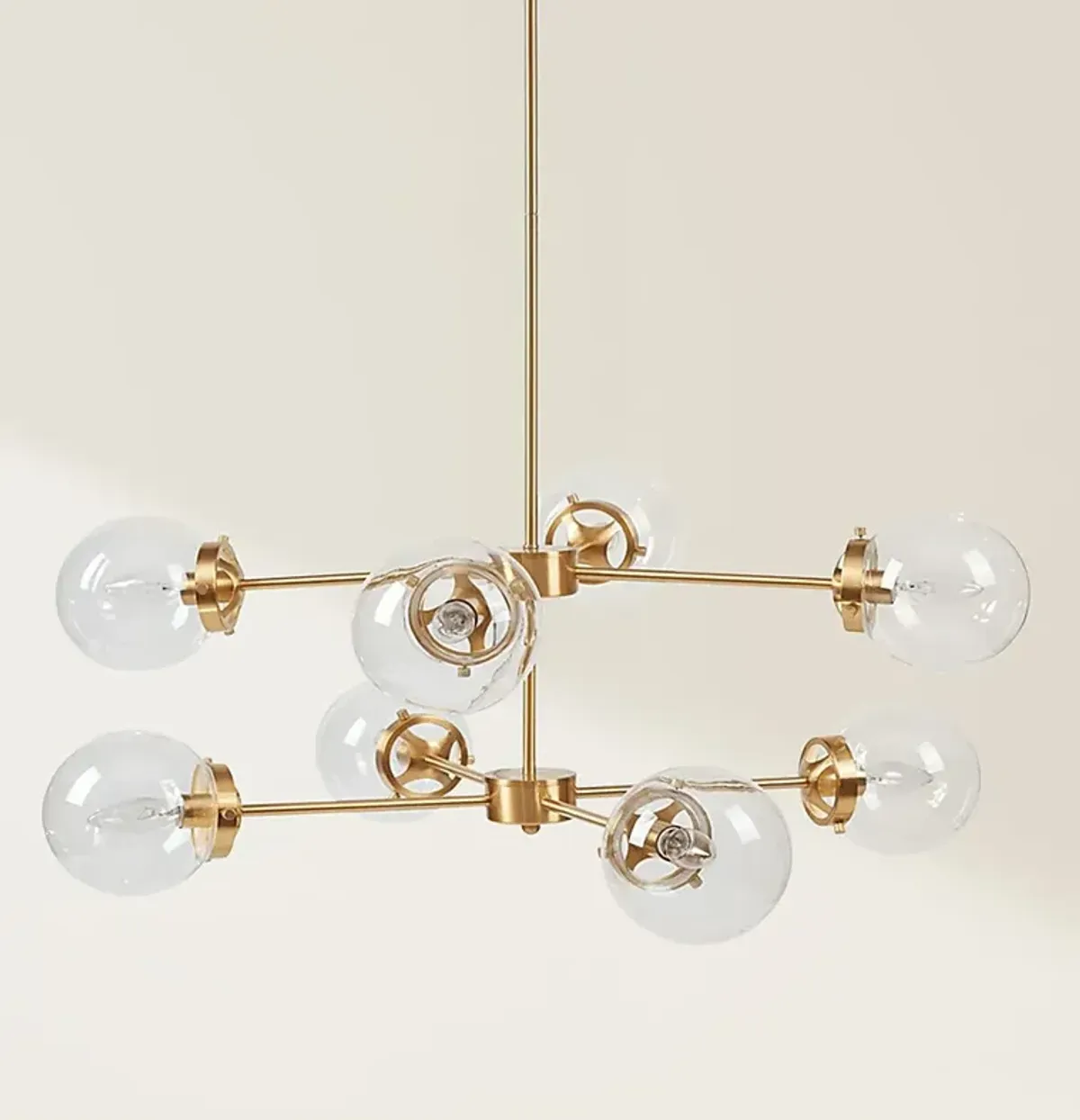 Ensign Place Gold Chandelier