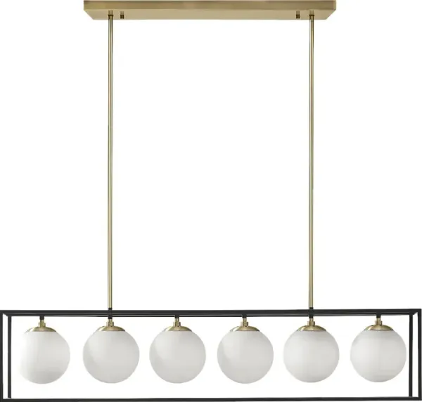 Flotilla View Black Chandelier