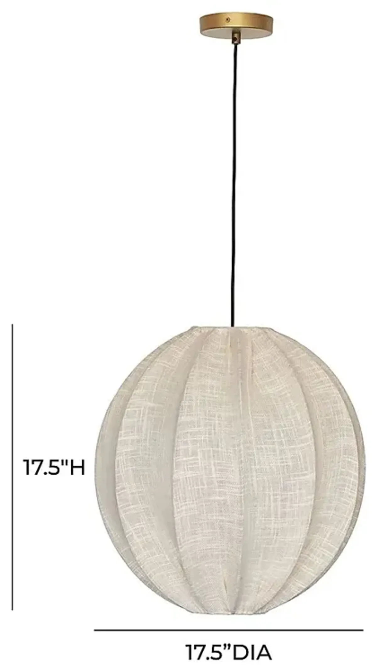 Elmdale Road Natural Pendant