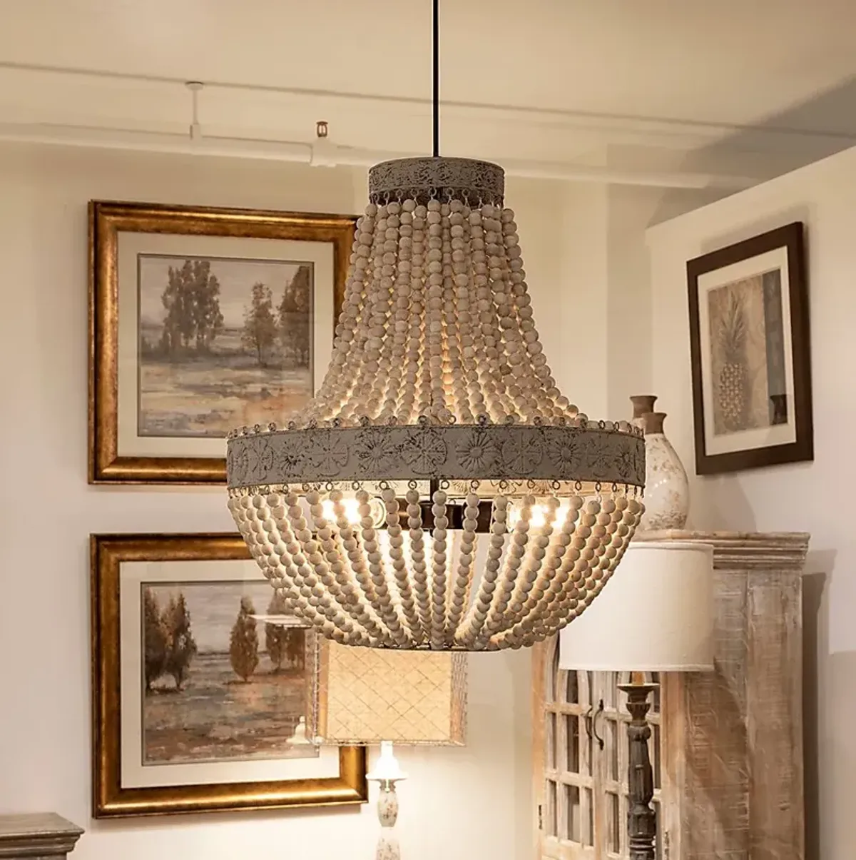 Baytree Gray Chandelier