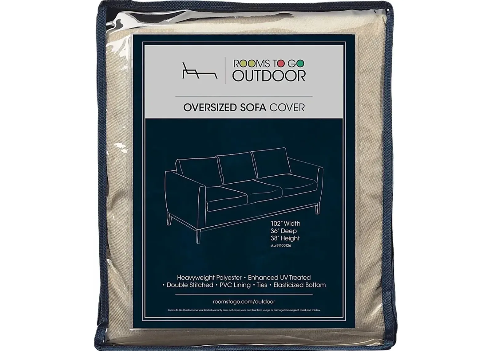 Patio Sofa Cover Large