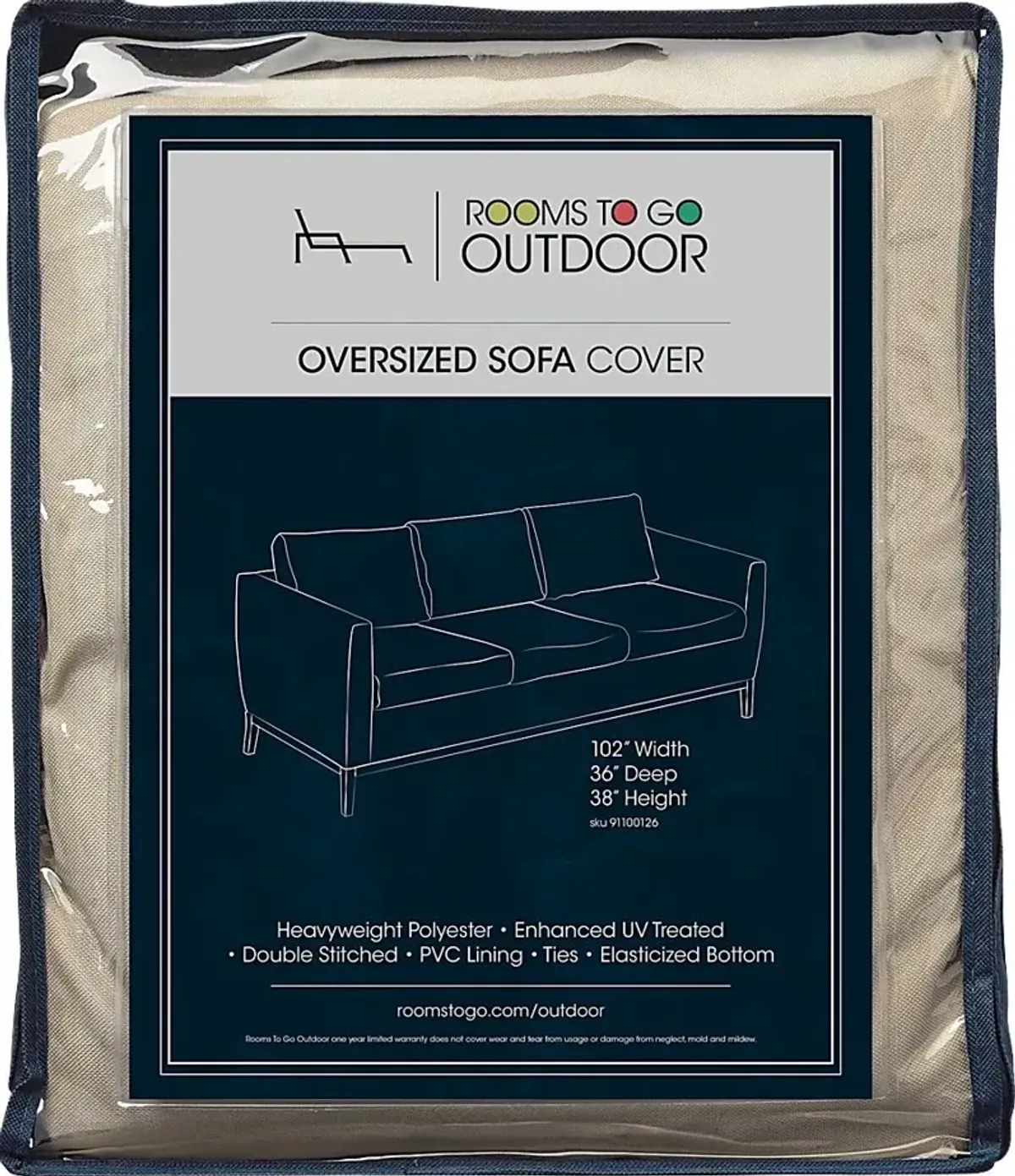 Patio Sofa Cover Large