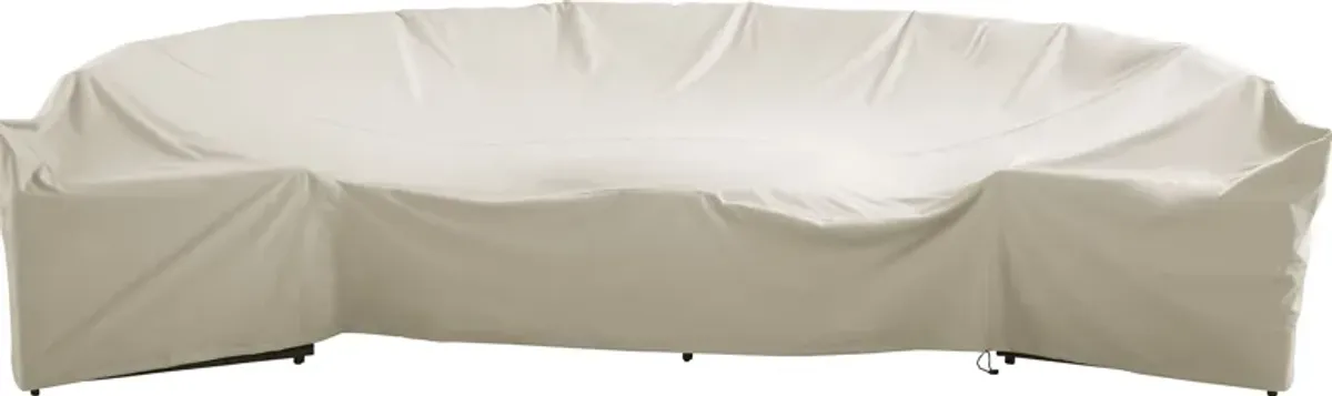 Siesta Key 3 Pc Patio Curved Sectional Cover