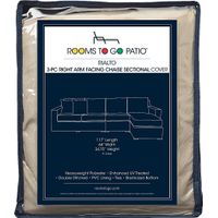 Rialto 3 Pc Patio Right Arm Facing Chaise Sectional Cover