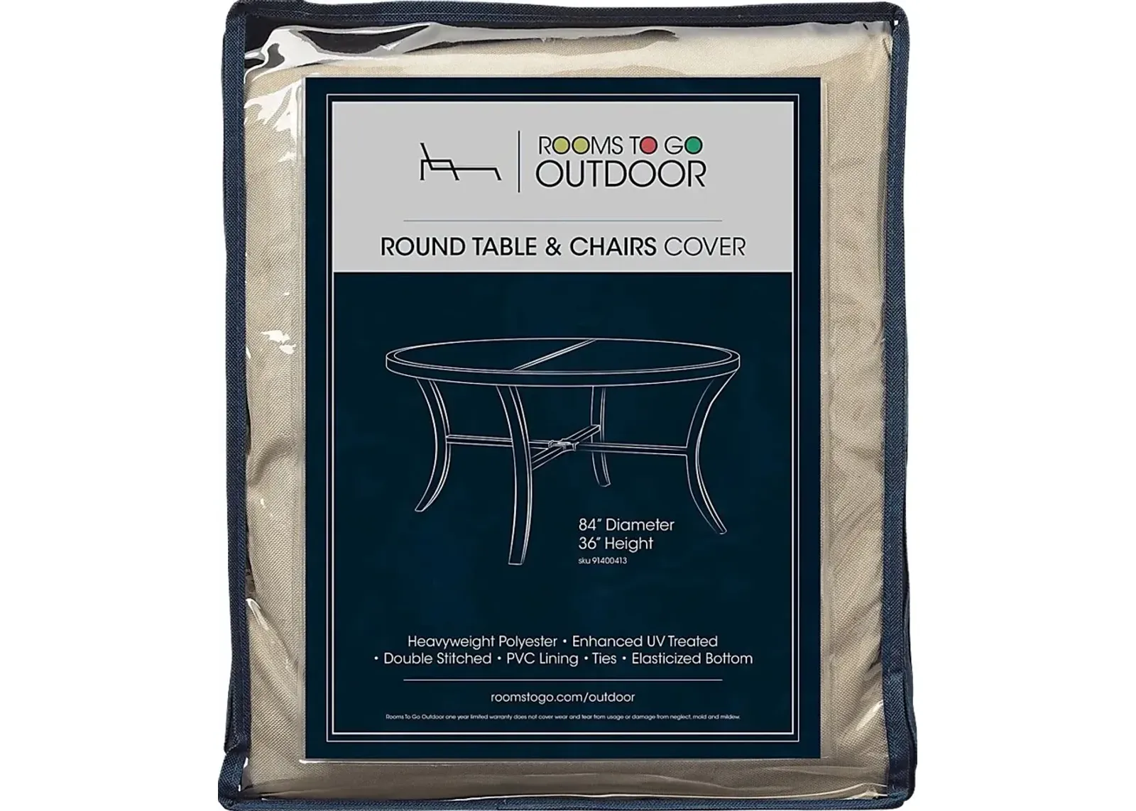 Patio Round Dining Set Cover