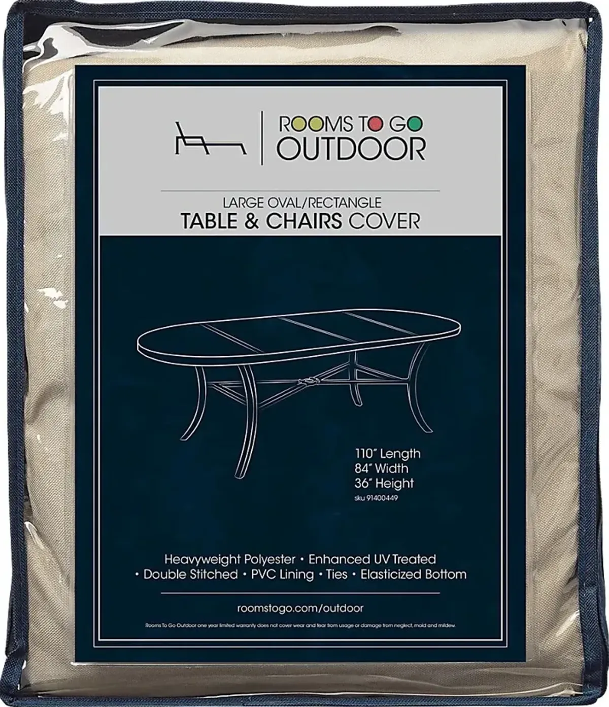 Patio 110 in. Dining Set Cover