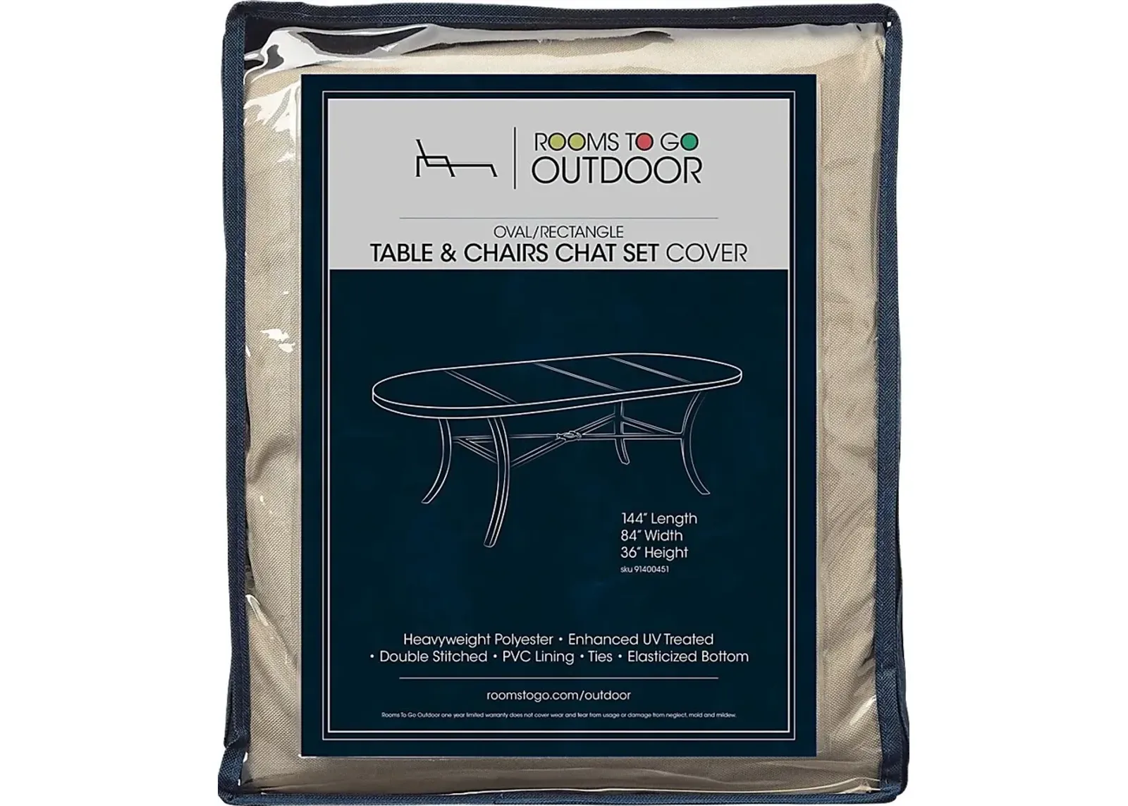 Patio 144 in. Dining Set Cover