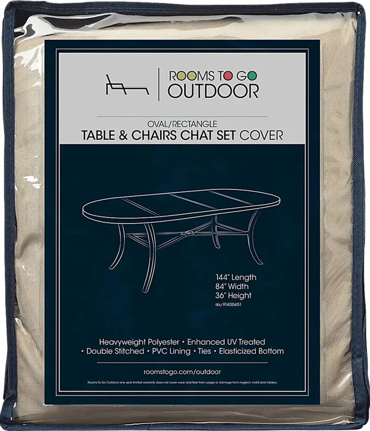 Patio 144 in. Dining Set Cover