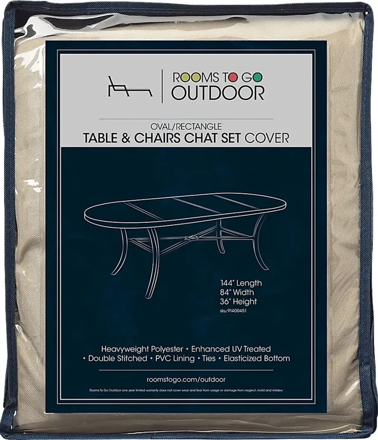 Patio 144 in. Dining Set Cover