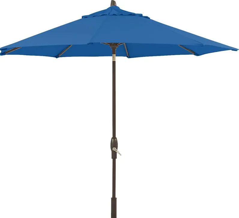Seaport 9' Octagon Pacific Blue Outdoor Umbrella