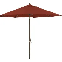 Seaport 9' Octagon Terracotta Outdoor Umbrella