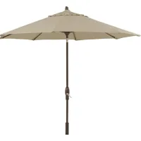 Seaport 9' Octagon Flax Outdoor Umbrella