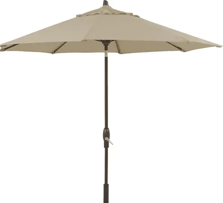 Seaport 9' Octagon Flax Outdoor Umbrella