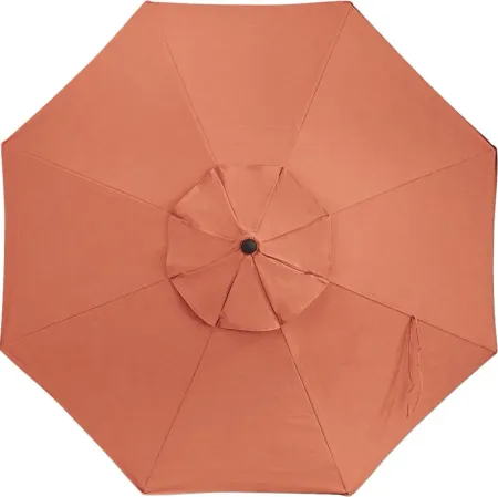 Seaport 9' Octagon Persimmon Outdoor Umbrella