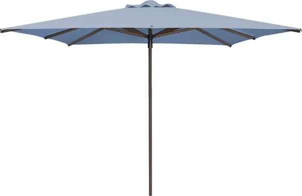 Soleil Bronze 8' Square Ocean Outdoor Umbrella