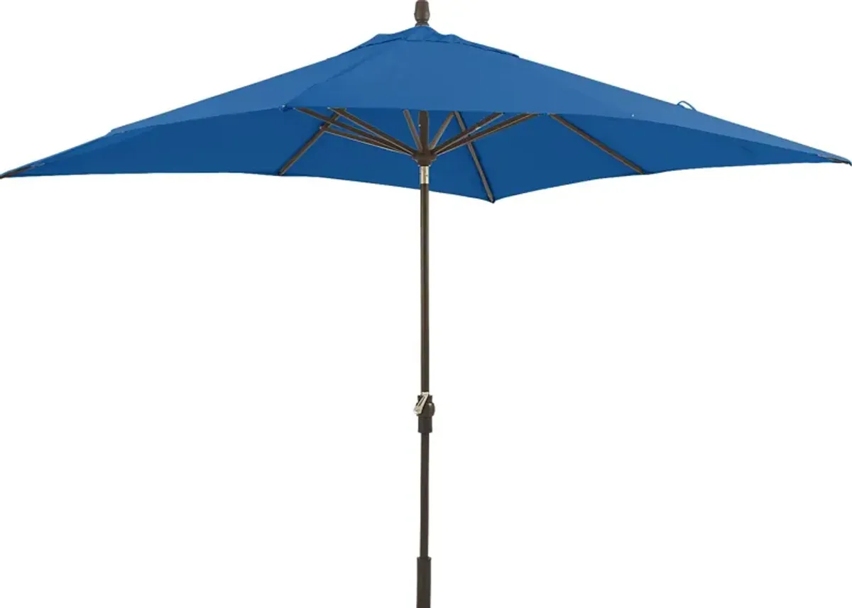 Seaport 8 x 10 Rectangle Pacific Blue Outdoor Umbrella