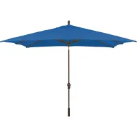 Seaport 8 x 10 Rectangle Pacific Blue Outdoor Umbrella
